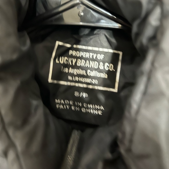 Lucky brand black puffer coat - Picture 4 of 6